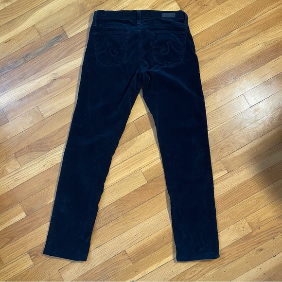AG dark blue The Stilt Cigarette corduroy skinny jeans size 27R - Picture 3 of 6